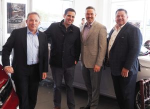 Jeffrey Weiner, Arcangelo Lofaro (Nissan Regional VP), Will Jones (Nissan Area General Manager), Michael Ianelli