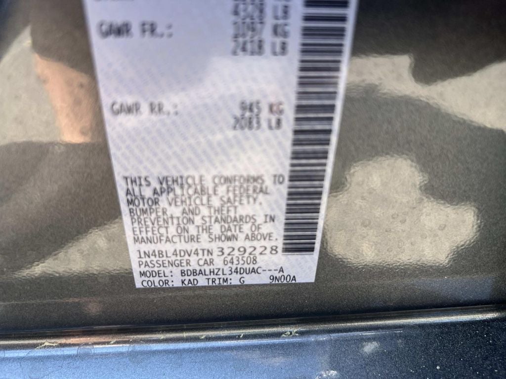2026 Nissan Altima 2.5 SV