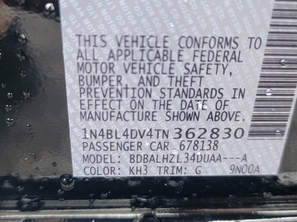 2026 Nissan Altima 2.5 SV