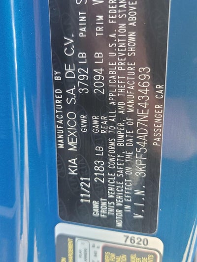 2022 Kia Forte GT-Line