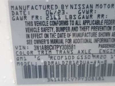 2023 Nissan Sentra SV