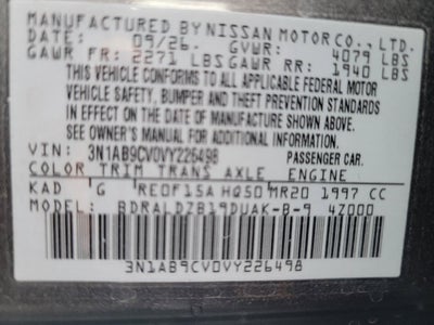 2027 Nissan Sentra SV