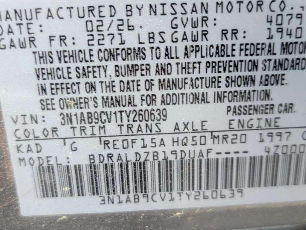 2026 Nissan Sentra SV