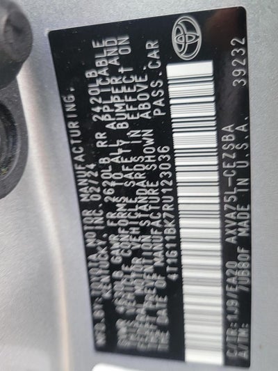 2024 Toyota Camry SE