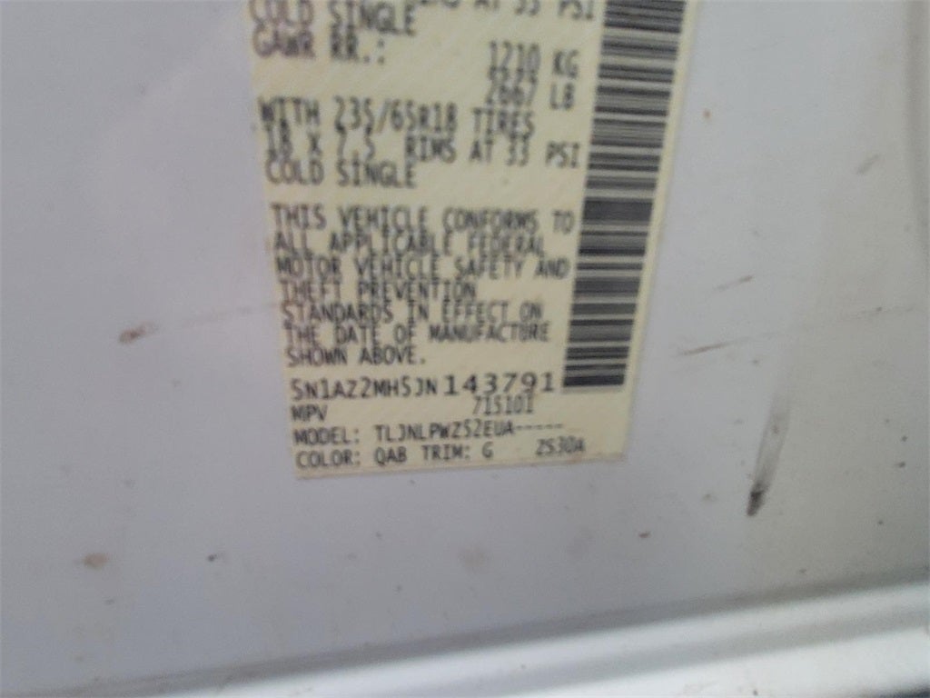 2018 Nissan Murano S