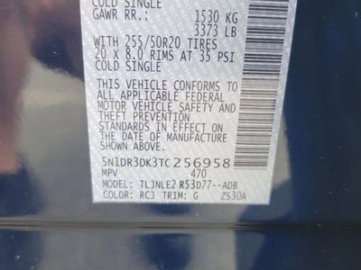 2026 Nissan Pathfinder Platinum