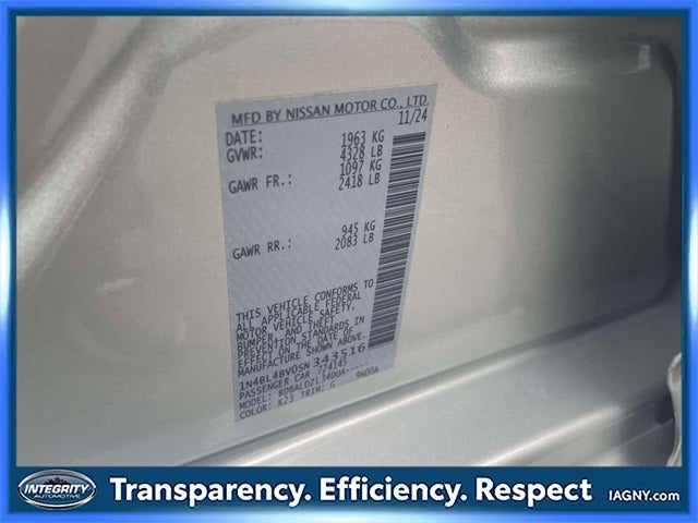 2025 Nissan Altima 2.5 S