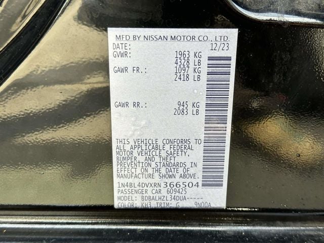 2024 Nissan Altima 2.5 SV