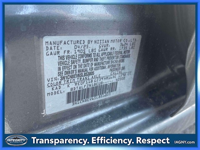 2025 Nissan Versa 1.6 SV