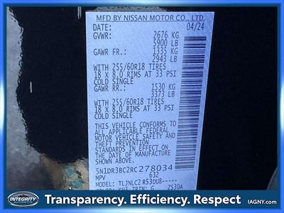 2024 Nissan Pathfinder SV