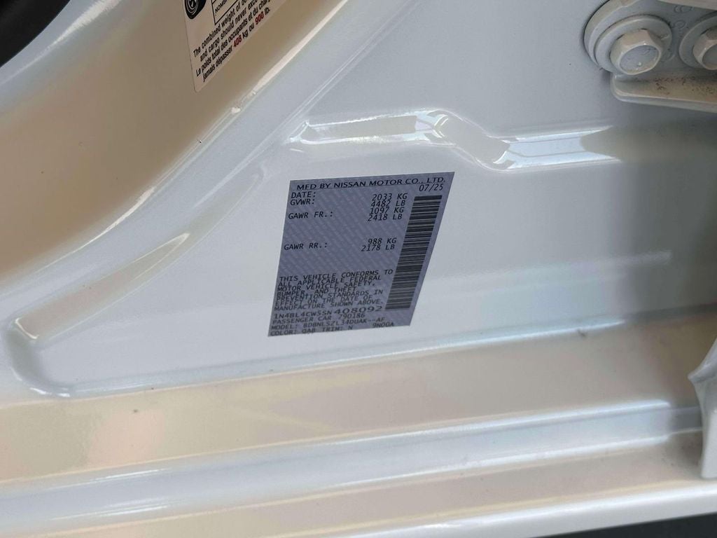 2025 Nissan Altima SR