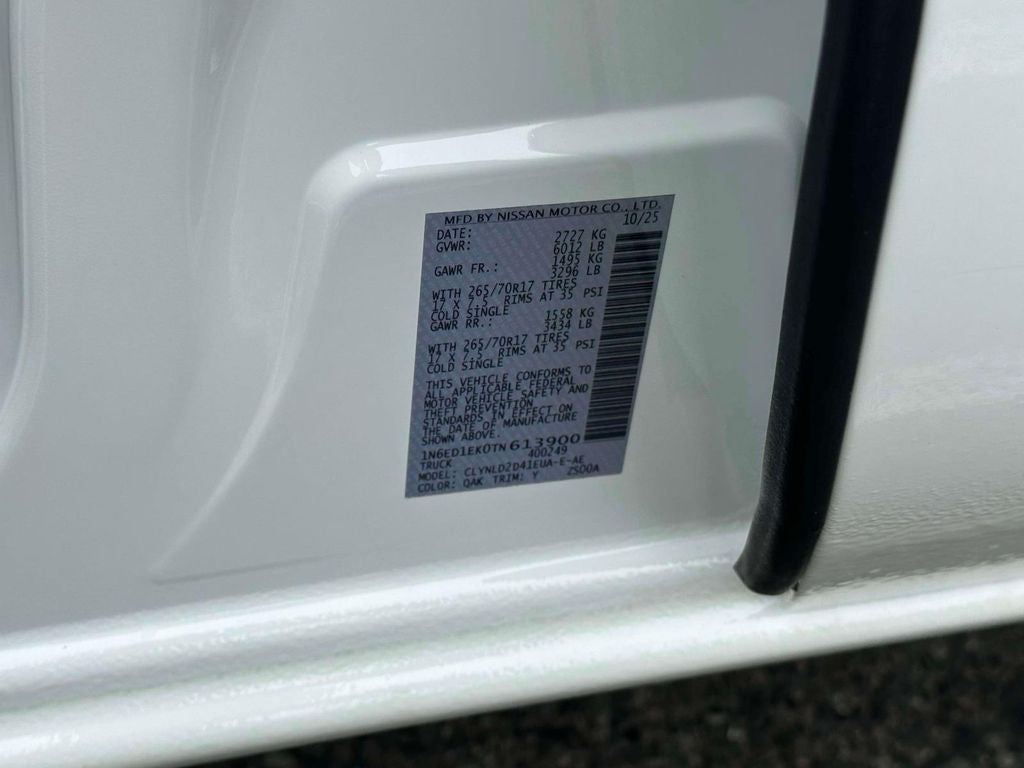 2026 Nissan Frontier PRO-4X