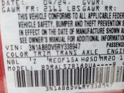 2024 Nissan Sentra SR