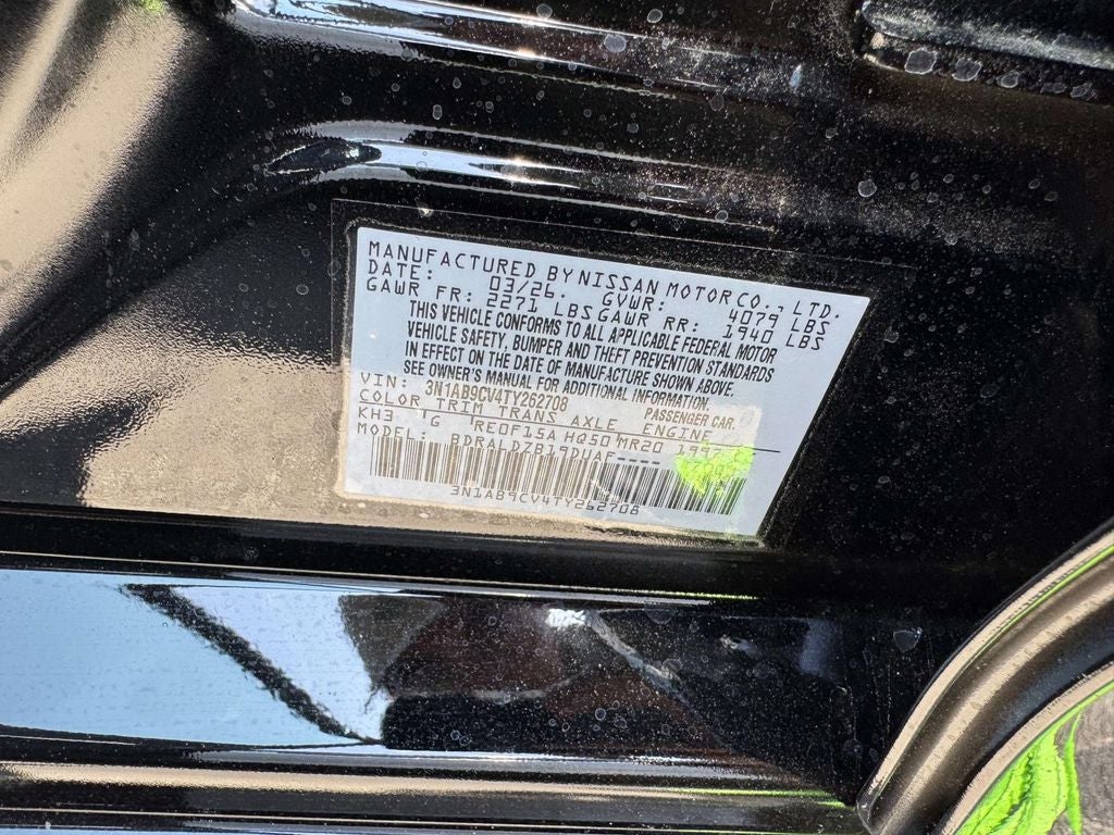 2026 Nissan Sentra SV