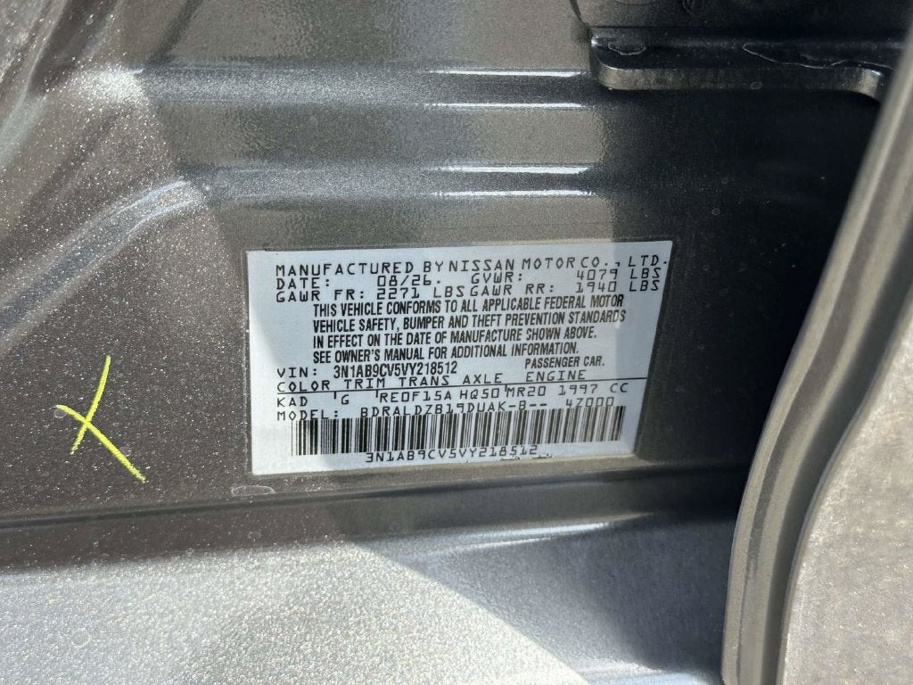 2027 Nissan Sentra SV