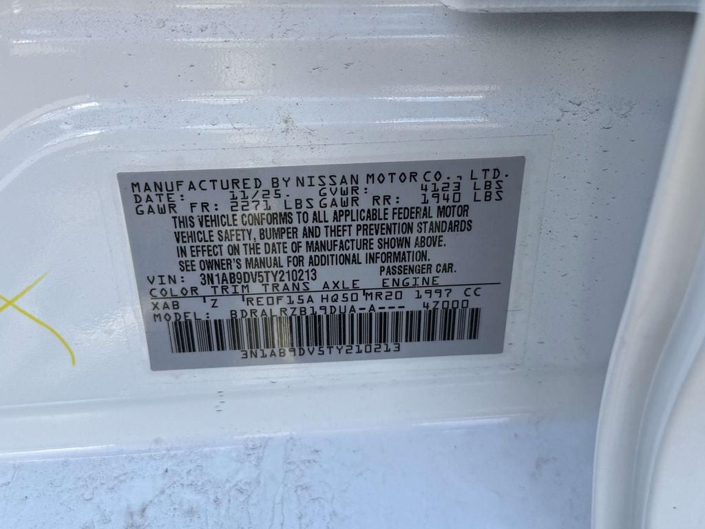 2026 Nissan Sentra SR