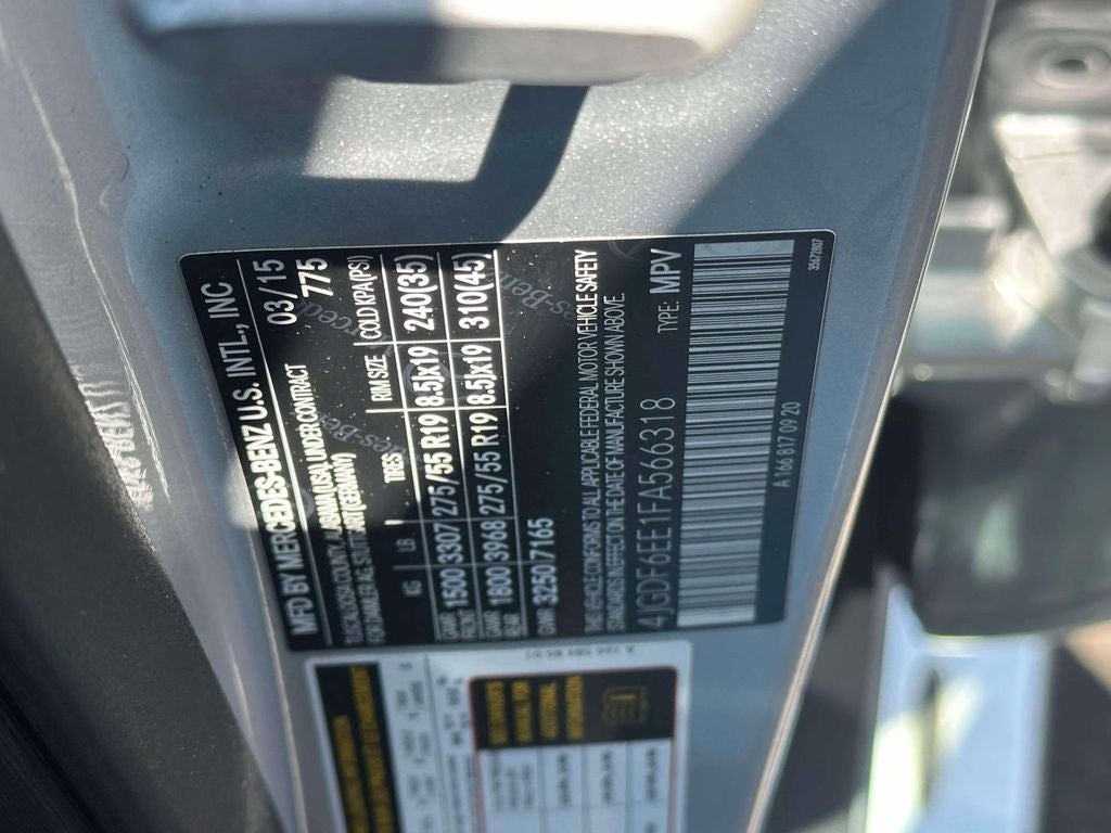 2015 Mercedes-Benz GL-Class GL 450 4MATIC®