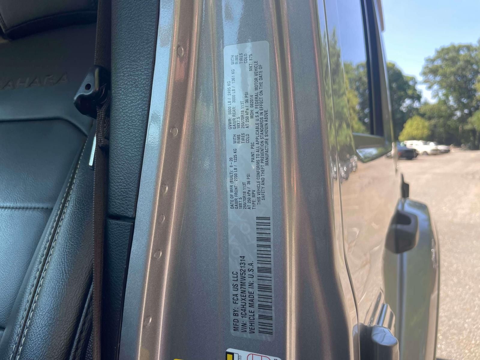 2021 Jeep Wrangler Unlimited Sahara 4x4