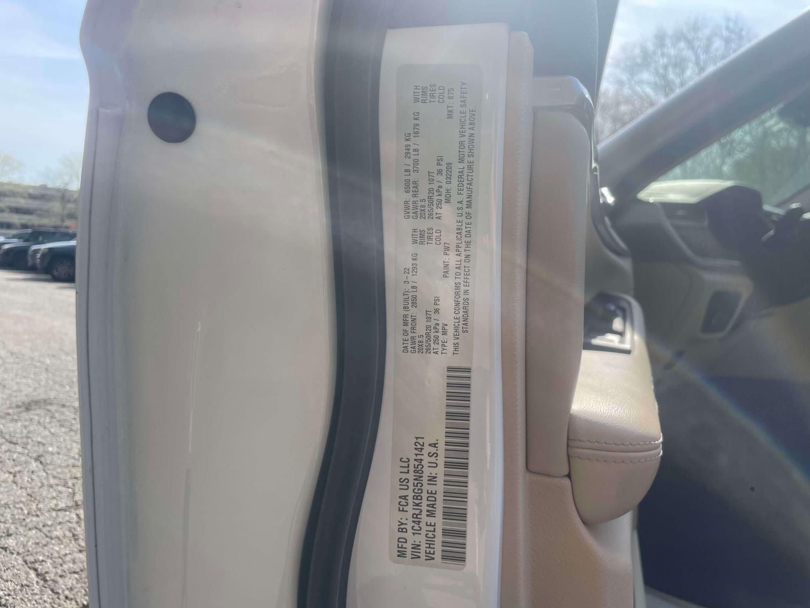 2022 Jeep Grand Cherokee L Limited 4x4