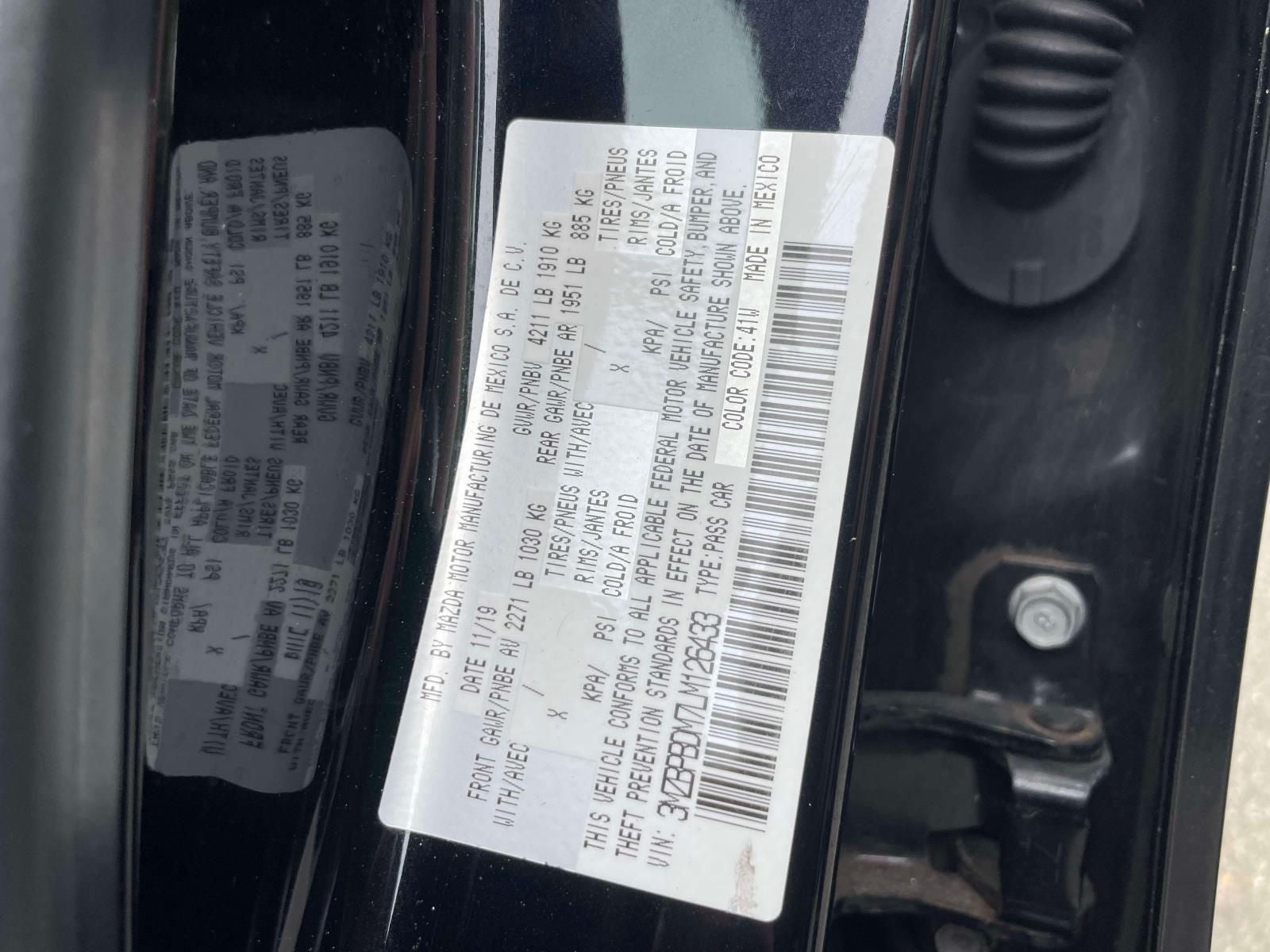 2020 Mazda Mazda3 Sedan Preferred Package