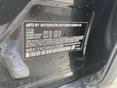 2019 BMW 740i xDrive