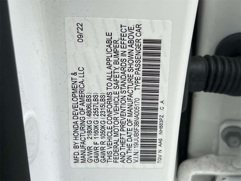 2022 Acura TLX Base Base