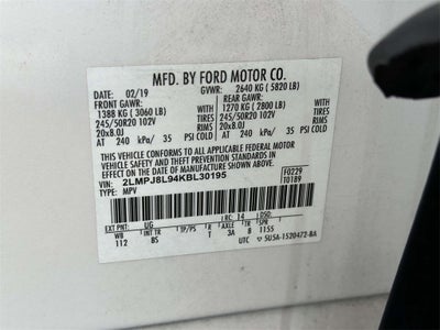 2019 Lincoln Nautilus Reserve