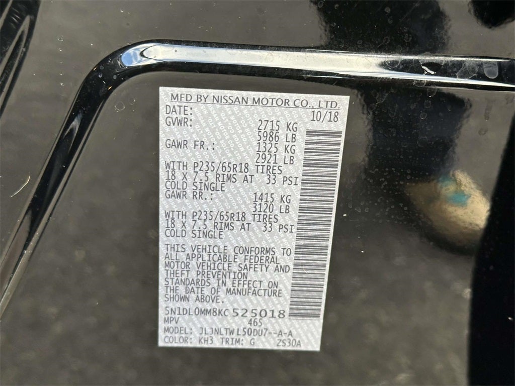 2019 INFINITI QX60 LUXE AWD