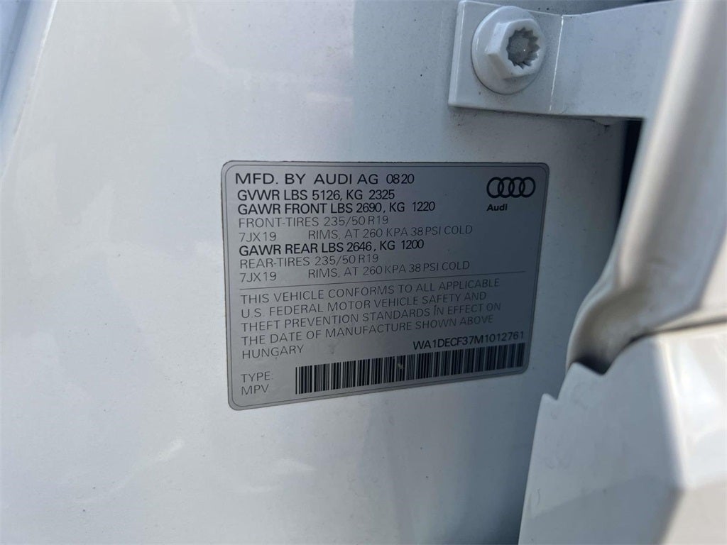 2021 Audi Q3 Premium S Line quattro