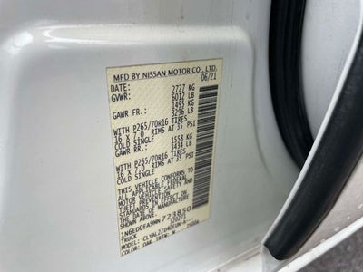 2021 Nissan Frontier SV