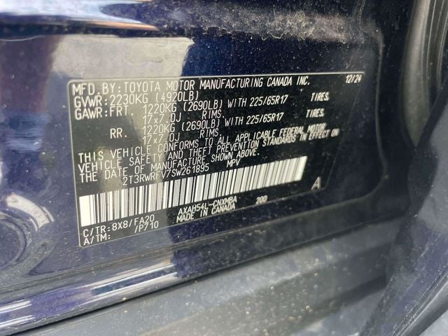 2025 Toyota RAV4 Hybrid XLE