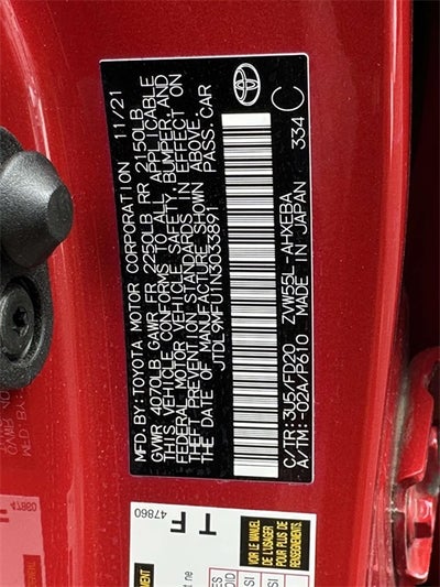 2022 Toyota Prius LE AWD-e