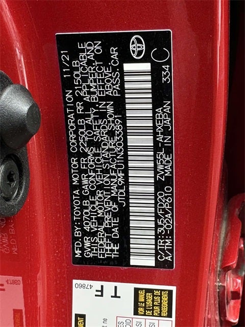 2022 Toyota Prius LE AWD-e