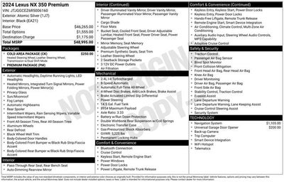 2024 Lexus NX 350 Premium
