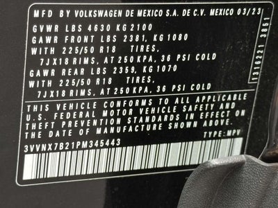 2023 Volkswagen Taos 1.5T SE