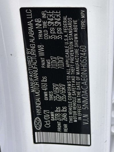 2022 Hyundai Tucson SE