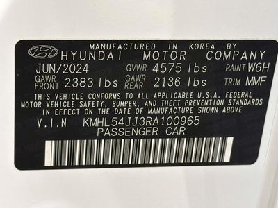 2024 Hyundai Sonata Hybrid Limited