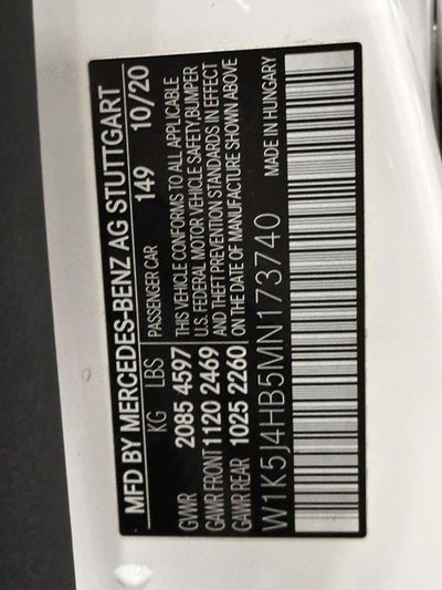 2021 Mercedes-Benz CLA CLA 250 4MATIC®