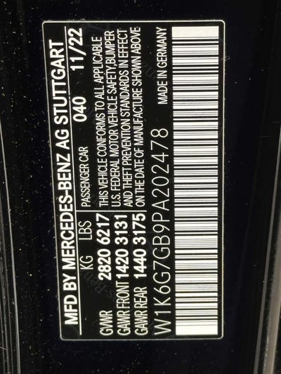 2023 Mercedes-Benz S-Class S 580 4MATIC®