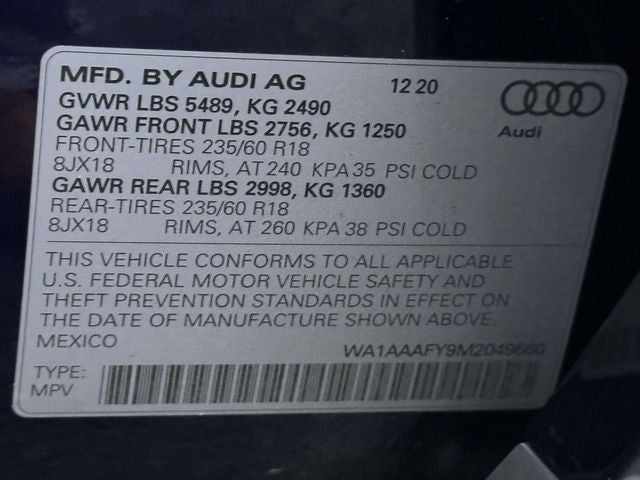 2021 Audi Q5 45 Premium quattro