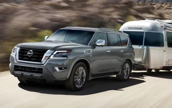 2023 Nissan Armada towing an airstream | Nissan City of Red Bank in Red Bank NJ