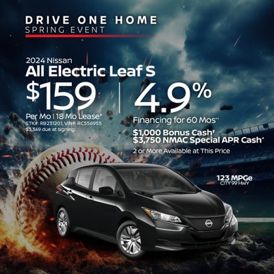 2024 All Electric Nissan Leaf S