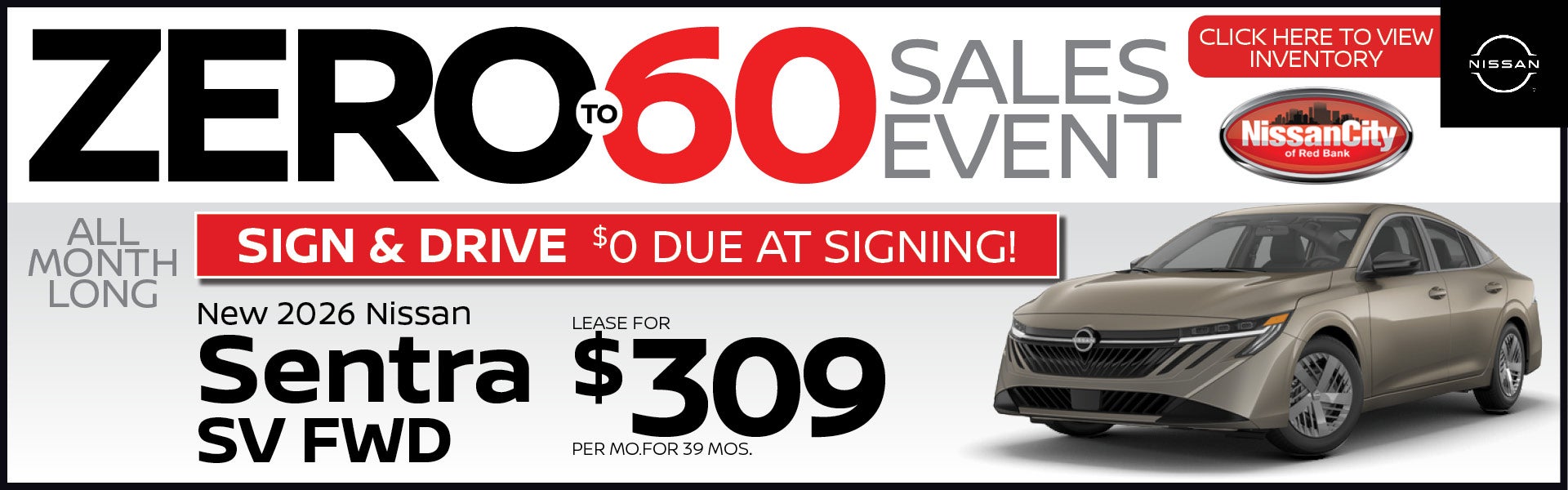 New 2026 Nissan Sentra SV FWD