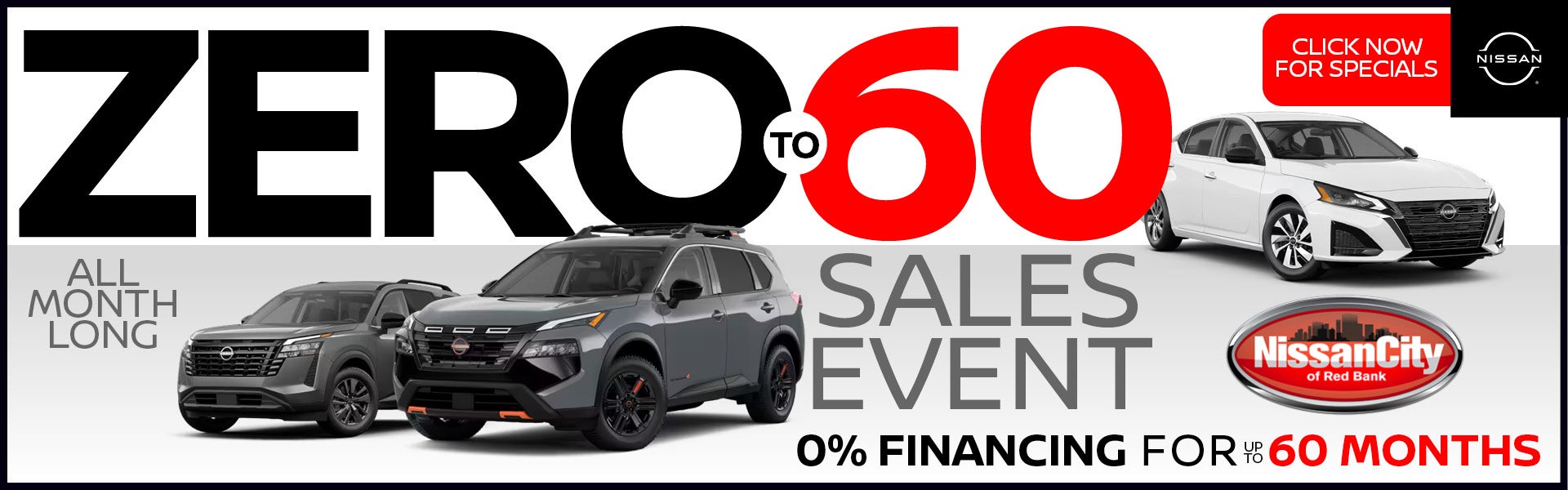 ZERO TO 60 SALES EVENT