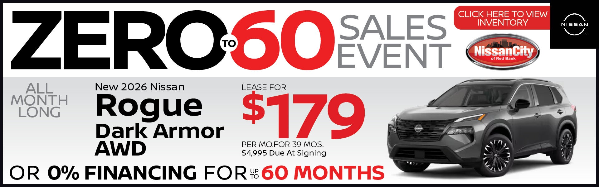 New 2026 Nissan Rogue Dark Armor AWD