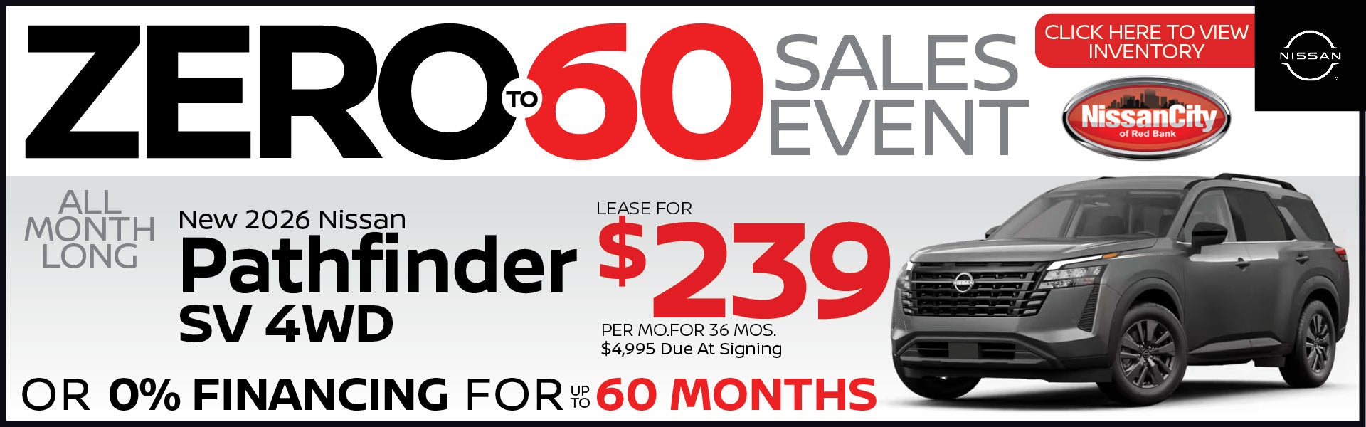 NEW 2026 Nissan Pathfinder SV 4WD