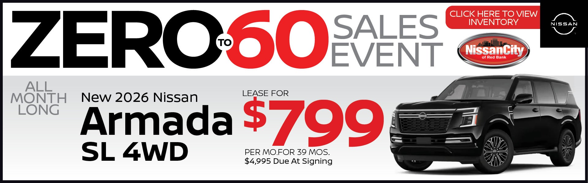 New 2026 Nissan Armada SL 4WD