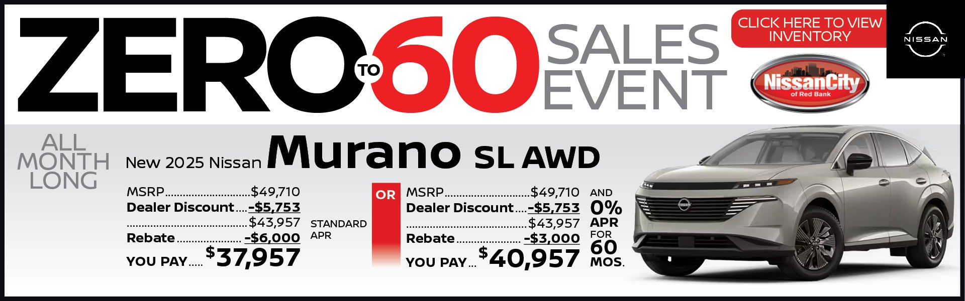 New 2025 Nissan Murano SL AWD