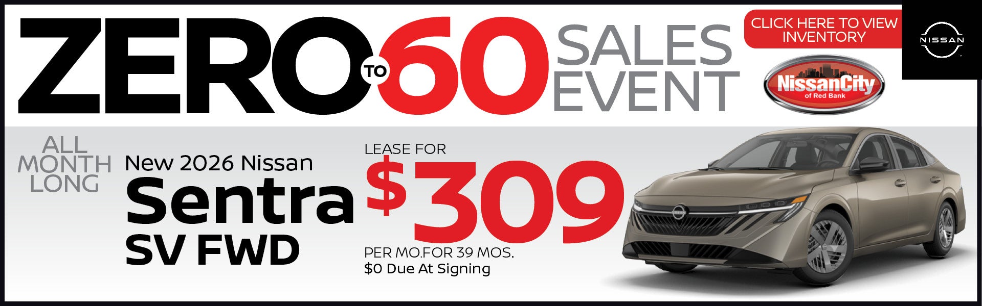 New 2026 Nissan Sentra SV FWD