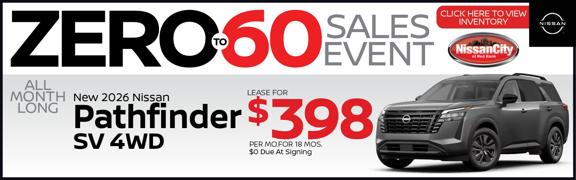 NEW 2026 Nissan Pathfinder SV 4WD